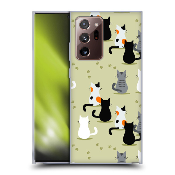 Haroulita Cats And Dogs Cats Soft Gel Case for Samsung Galaxy Note20 Ultra / 5G