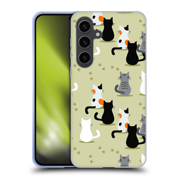 Haroulita Cats And Dogs Cats Soft Gel Case for Samsung Galaxy S24+ 5G