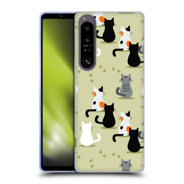 Haroulita Cats And Dogs Cats Soft Gel Case for Sony Xperia 1 IV