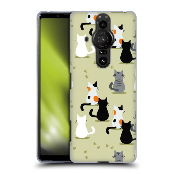 Haroulita Cats And Dogs Cats Soft Gel Case for Sony Xperia Pro-I
