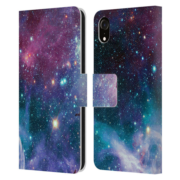 Haroulita Fantasy 2 Space Nebula Leather Book Wallet Case Cover For Apple iPhone XR