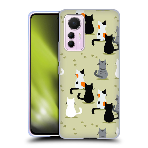 Haroulita Cats And Dogs Cats Soft Gel Case for Xiaomi 12 Lite