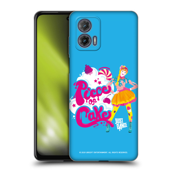 Just Dance Artwork Compositions Piece Of Cake Soft Gel Case for Motorola Moto G73 5G