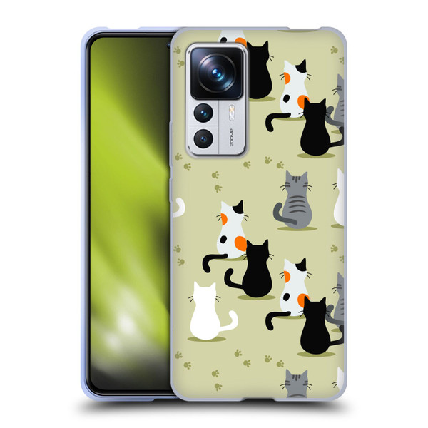 Haroulita Cats And Dogs Cats Soft Gel Case for Xiaomi 12T Pro