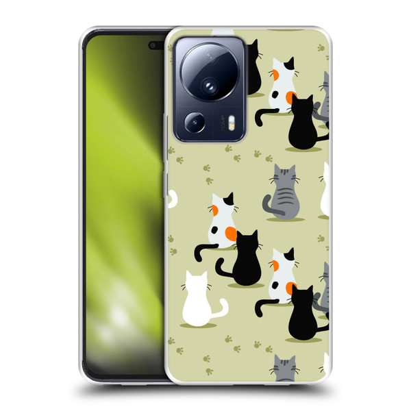 Haroulita Cats And Dogs Cats Soft Gel Case for Xiaomi 13 Lite 5G