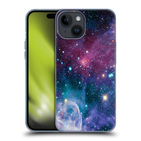 Haroulita Fantasy 2 Space Nebula Soft Gel Case for Apple iPhone 15