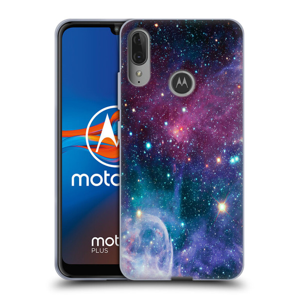 Haroulita Fantasy 2 Space Nebula Soft Gel Case for Motorola Moto E6 Plus