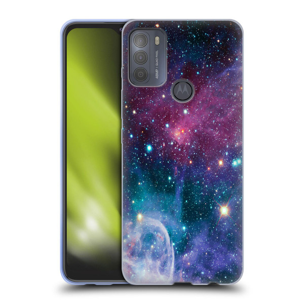 Haroulita Fantasy 2 Space Nebula Soft Gel Case for Motorola Moto G50