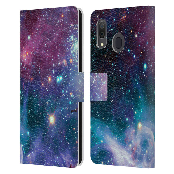 Haroulita Fantasy 2 Space Nebula Leather Book Wallet Case Cover For Samsung Galaxy A33 5G (2022)