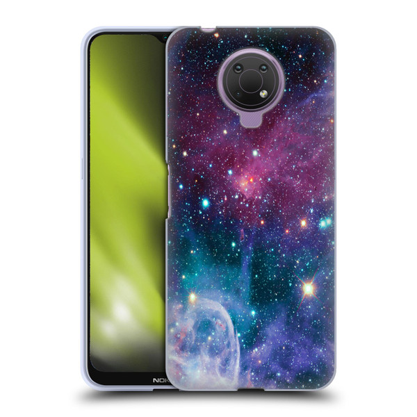Haroulita Fantasy 2 Space Nebula Soft Gel Case for Nokia G10