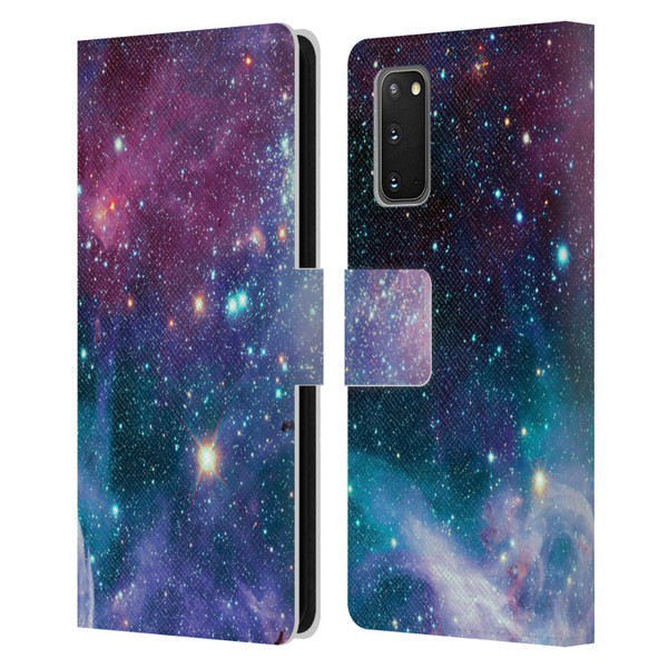 Haroulita Fantasy 2 Space Nebula Leather Book Wallet Case Cover For Samsung Galaxy S20 / S20 5G