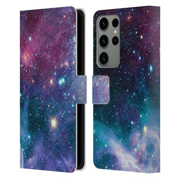 Haroulita Fantasy 2 Space Nebula Leather Book Wallet Case Cover For Samsung Galaxy S23 Ultra 5G