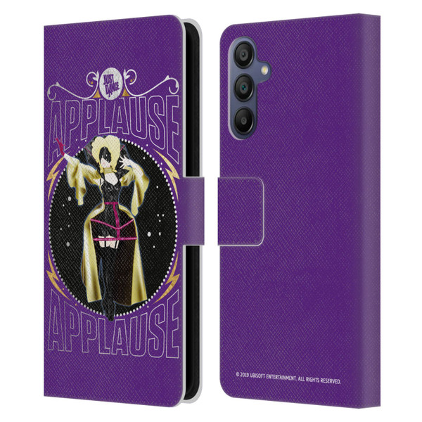 Just Dance Artwork Compositions Applause Leather Book Wallet Case Cover For Samsung Galaxy A15