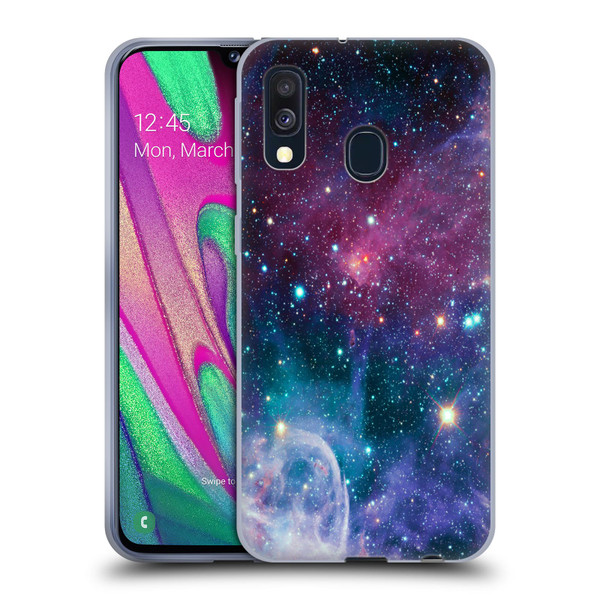 Haroulita Fantasy 2 Space Nebula Soft Gel Case for Samsung Galaxy A40 (2019)