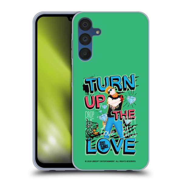 Just Dance Artwork Compositions Drop The Beat Soft Gel Case for Samsung Galaxy A15