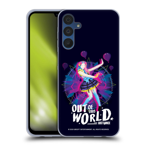 Just Dance Artwork Compositions Out Of This World Soft Gel Case for Samsung Galaxy A15