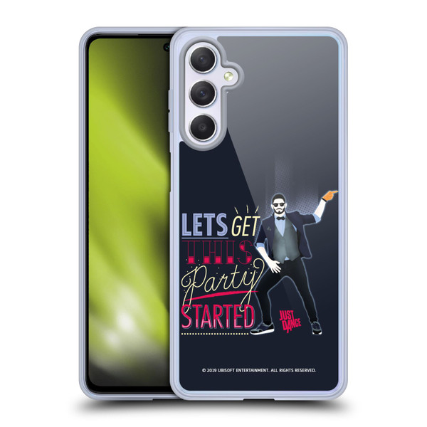 Just Dance Artwork Compositions Party Started Soft Gel Case for Samsung Galaxy M54 5G
