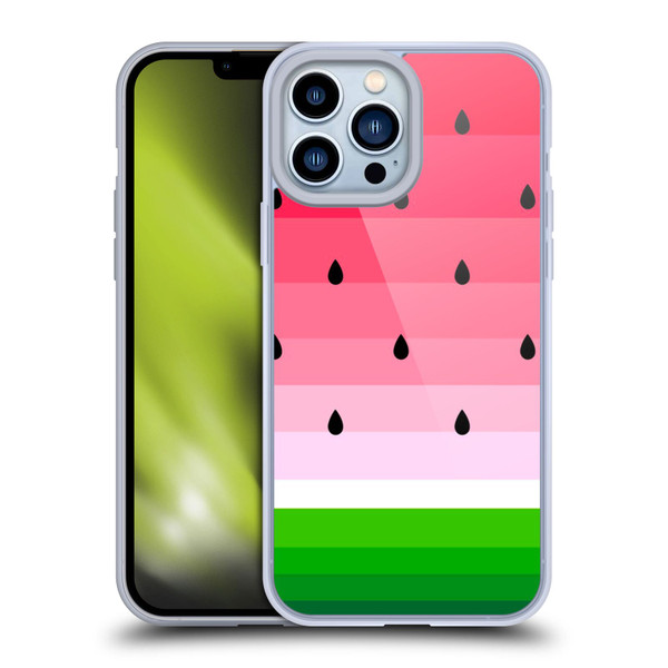 Haroulita Fruits Watermelon Soft Gel Case for Apple iPhone 13 Pro Max