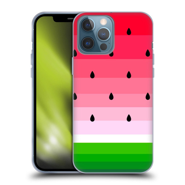 Haroulita Fruits Watermelon Soft Gel Case for Apple iPhone 13 Pro Max