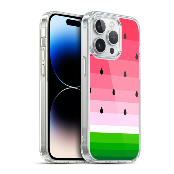 Haroulita Fruits Watermelon Soft Gel Case for Apple iPhone 13 Pro & MagSafe