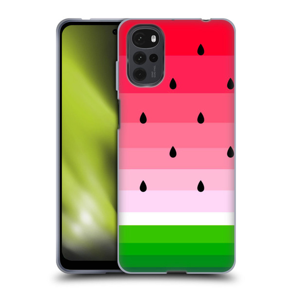 Haroulita Fruits Watermelon Soft Gel Case for Motorola Moto G22