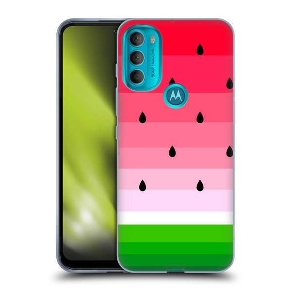 Haroulita Fruits Watermelon Soft Gel Case for Motorola Moto G71 5G