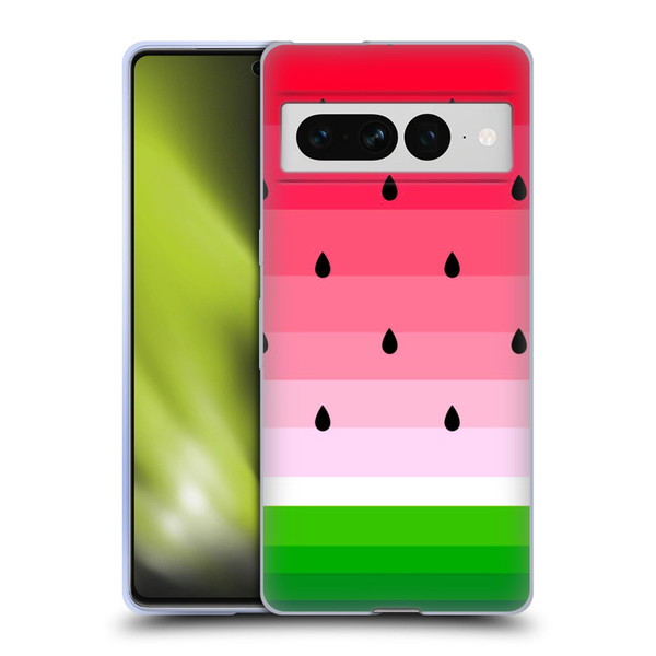 Haroulita Fruits Watermelon Soft Gel Case for Google Pixel 7 Pro