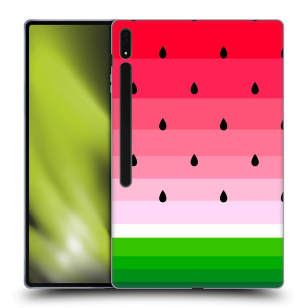 Haroulita Fruits Watermelon Soft Gel Case for Samsung Galaxy Tab S8 Ultra