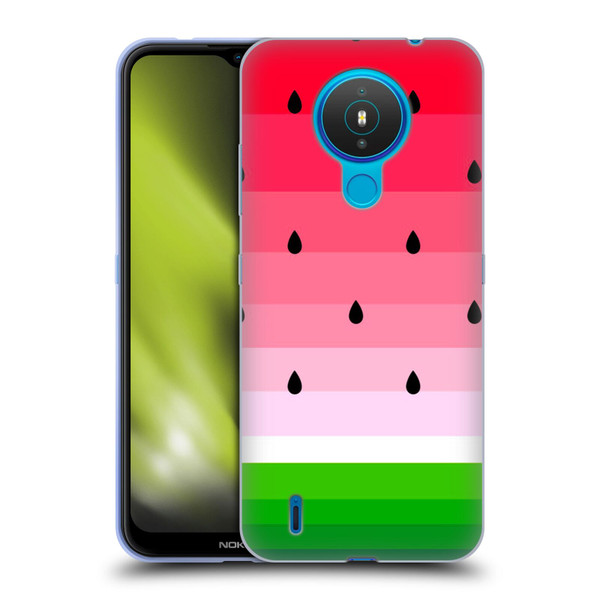 Haroulita Fruits Watermelon Soft Gel Case for Nokia 1.4