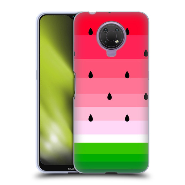 Haroulita Fruits Watermelon Soft Gel Case for Nokia G10