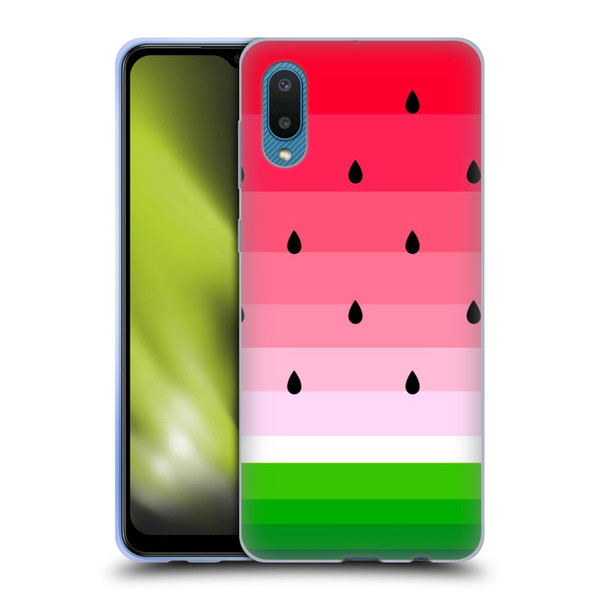 Haroulita Fruits Watermelon Soft Gel Case for Samsung Galaxy A02/M02 (2021)