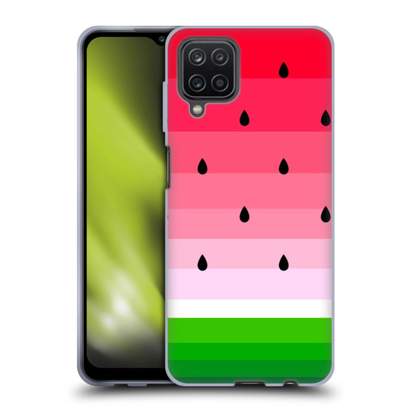 Haroulita Fruits Watermelon Soft Gel Case for Samsung Galaxy A12 (2020)