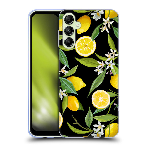 Haroulita Fruits Flowers And Lemons Soft Gel Case for Samsung Galaxy A14 5G