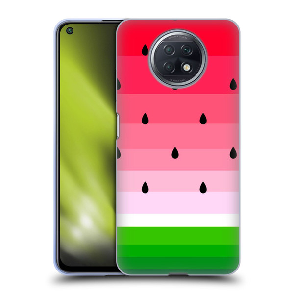 Haroulita Fruits Watermelon Soft Gel Case for Xiaomi Redmi Note 9T 5G