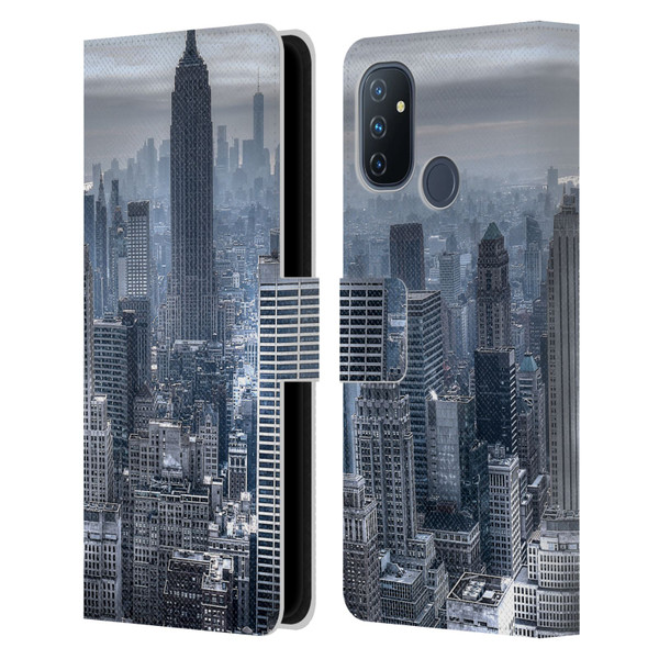Haroulita Places New York 3 Leather Book Wallet Case Cover For OnePlus Nord N100