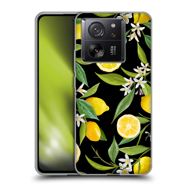 Haroulita Fruits Flowers And Lemons Soft Gel Case for Xiaomi 13T 5G / 13T Pro 5G