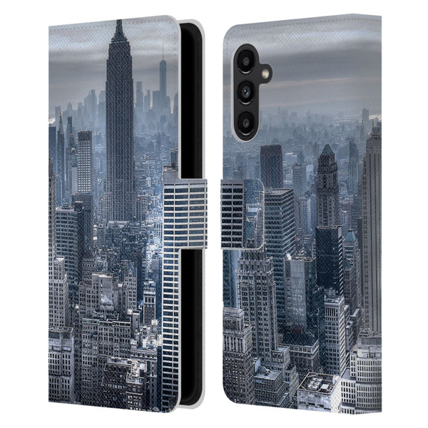 Haroulita Places New York 3 Leather Book Wallet Case Cover For Samsung Galaxy A13 5G (2021)