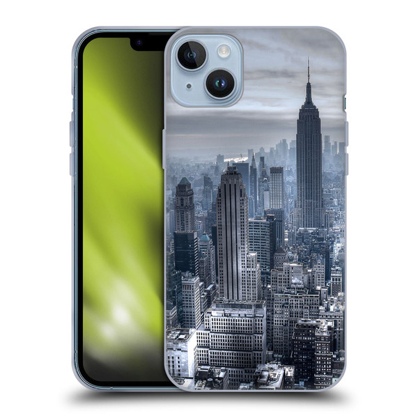 Haroulita Places New York 3 Soft Gel Case for Apple iPhone 14 Plus