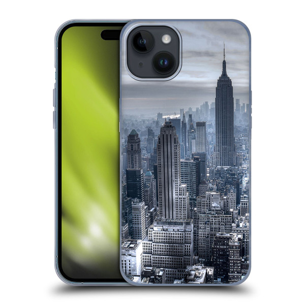 Haroulita Places New York 3 Soft Gel Case for Apple iPhone 15 Plus