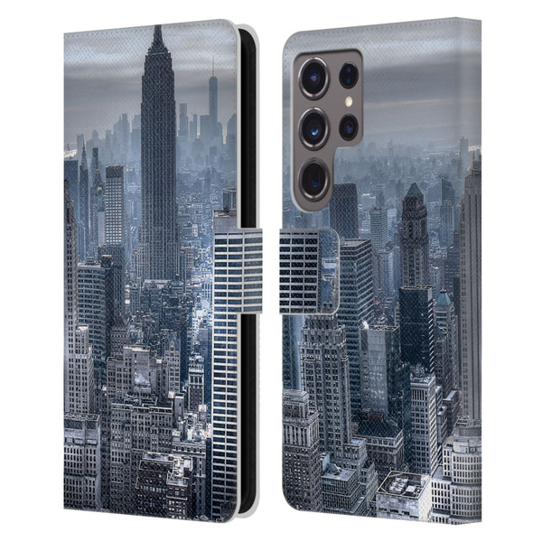 Haroulita Places New York 3 Leather Book Wallet Case Cover For Samsung Galaxy S24 Ultra 5G