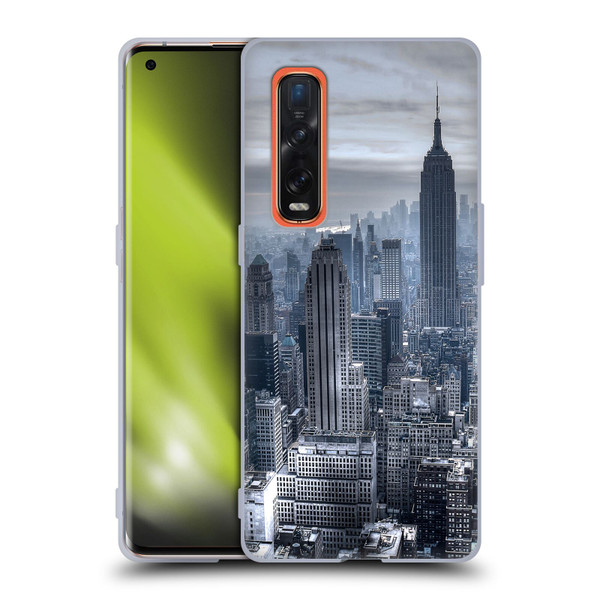 Haroulita Places New York 3 Soft Gel Case for OPPO Find X2 Pro 5G