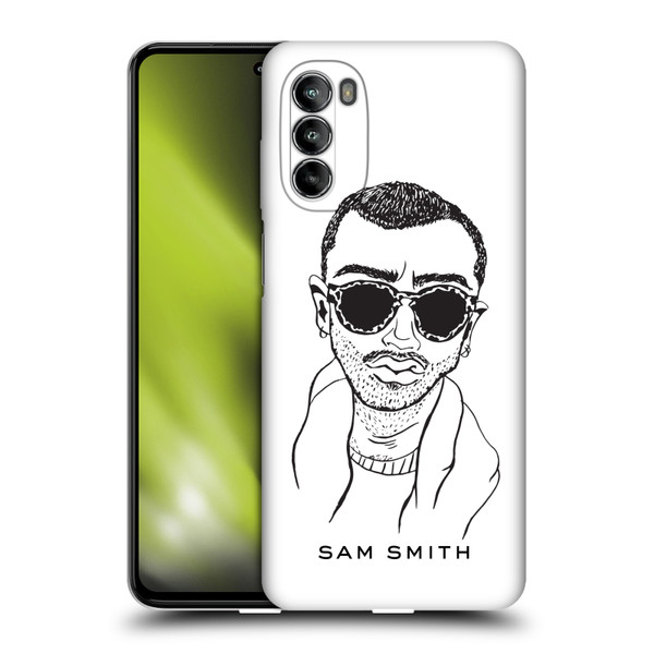 Sam Smith Art Illustration Soft Gel Case for Motorola Moto G82 5G