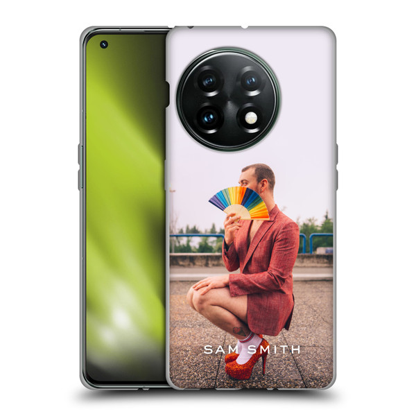 Sam Smith Art Rainbow Fan Soft Gel Case for OnePlus 11 5G