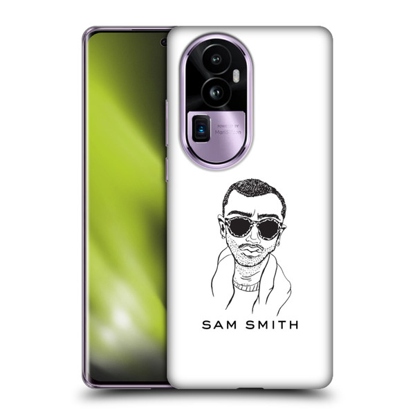 Sam Smith Art Illustration Soft Gel Case for OPPO Reno10 Pro+