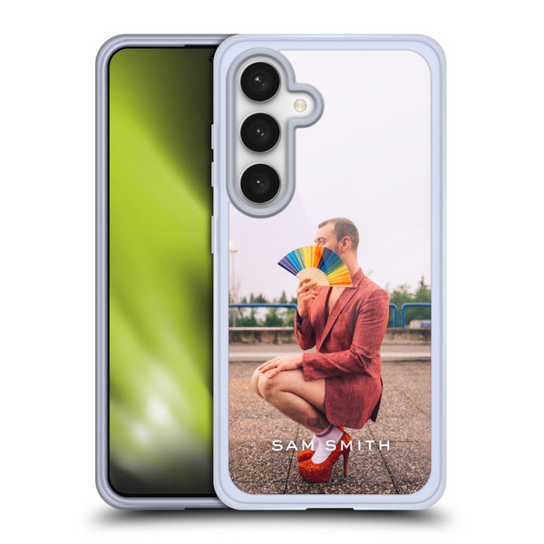 Sam Smith Art Rainbow Fan Soft Gel Case for Samsung Galaxy S24 5G