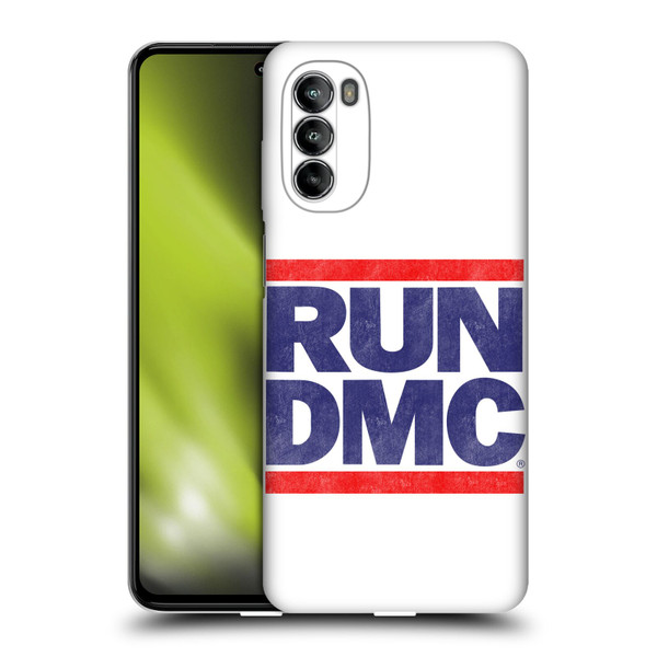 Run-D.M.C. Key Art Silhouette USA Soft Gel Case for Motorola Moto G82 5G
