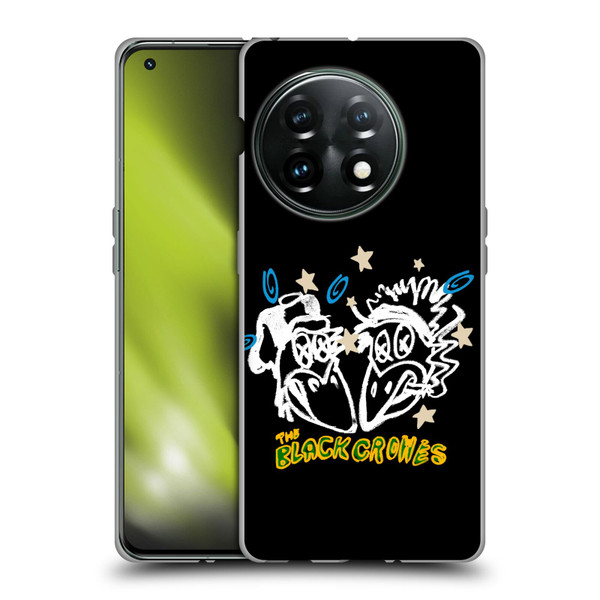 The Black Crowes Graphics Heads Soft Gel Case for OnePlus 11 5G