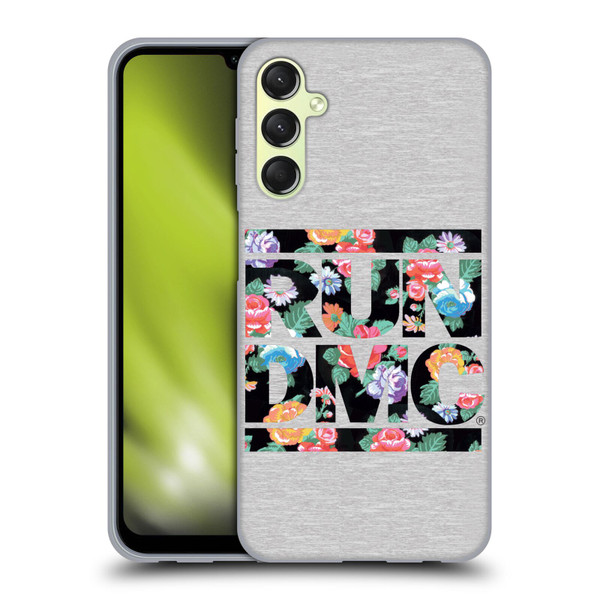 Run-D.M.C. Key Art Floral Soft Gel Case for Samsung Galaxy A24 4G / Galaxy M34 5G