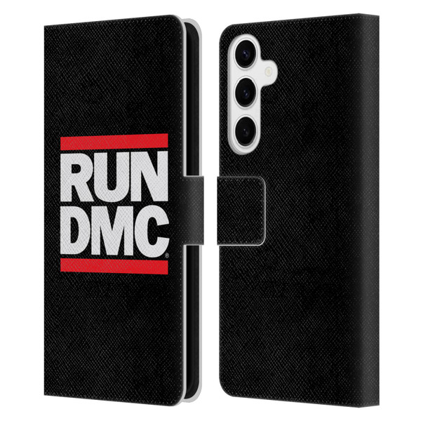 Run-D.M.C. Key Art Logo Leather Book Wallet Case Cover For Samsung Galaxy S24+ 5G