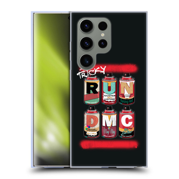 Run-D.M.C. Key Art Spray Cans Soft Gel Case for Samsung Galaxy S24 Ultra 5G